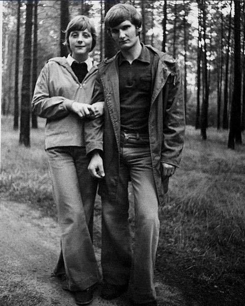 Avec Ulrich Merkel en 1975.© D.R.